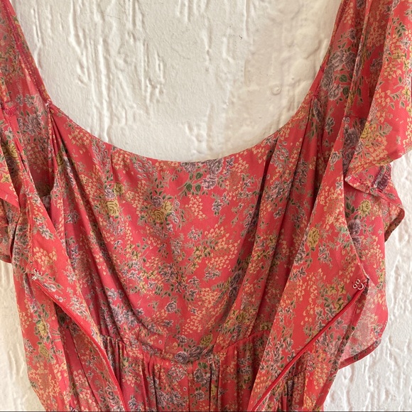 Reformation Floral Femme Off The Shoulder Midi Dress Size 0 - Picture 13 of 16